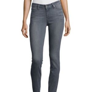 PAIGE Verdugo Ankle Skinny Jeans - Ash Gray Wash Size 27